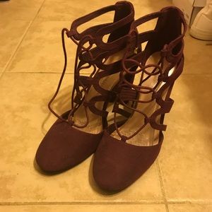 Christian Siriano Lace Up Heels